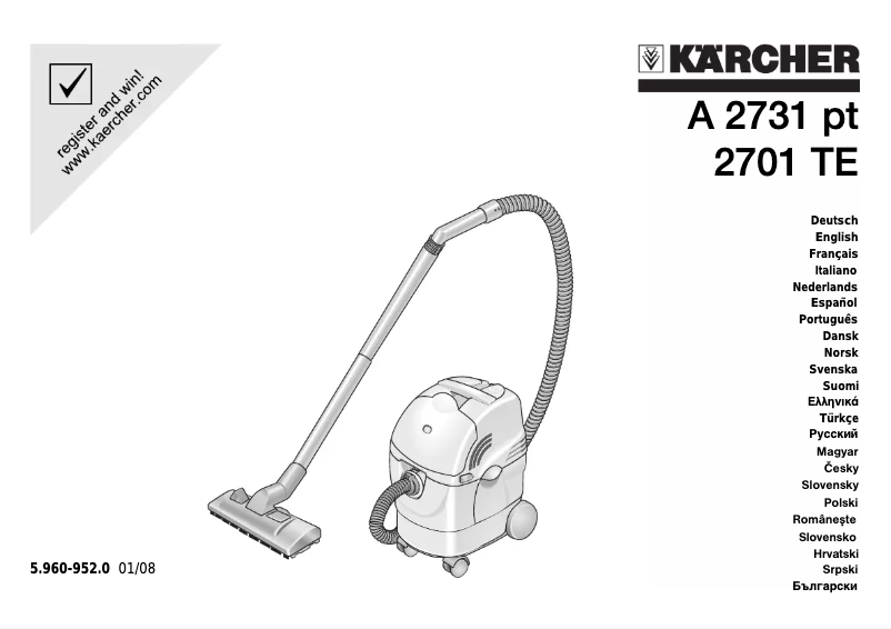 Imagen de la primera página del manual del dispositivo A 2731 PT