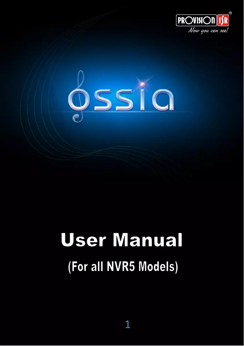 Imagen de la primera página del manual del dispositivo NVR5-16400(1U)