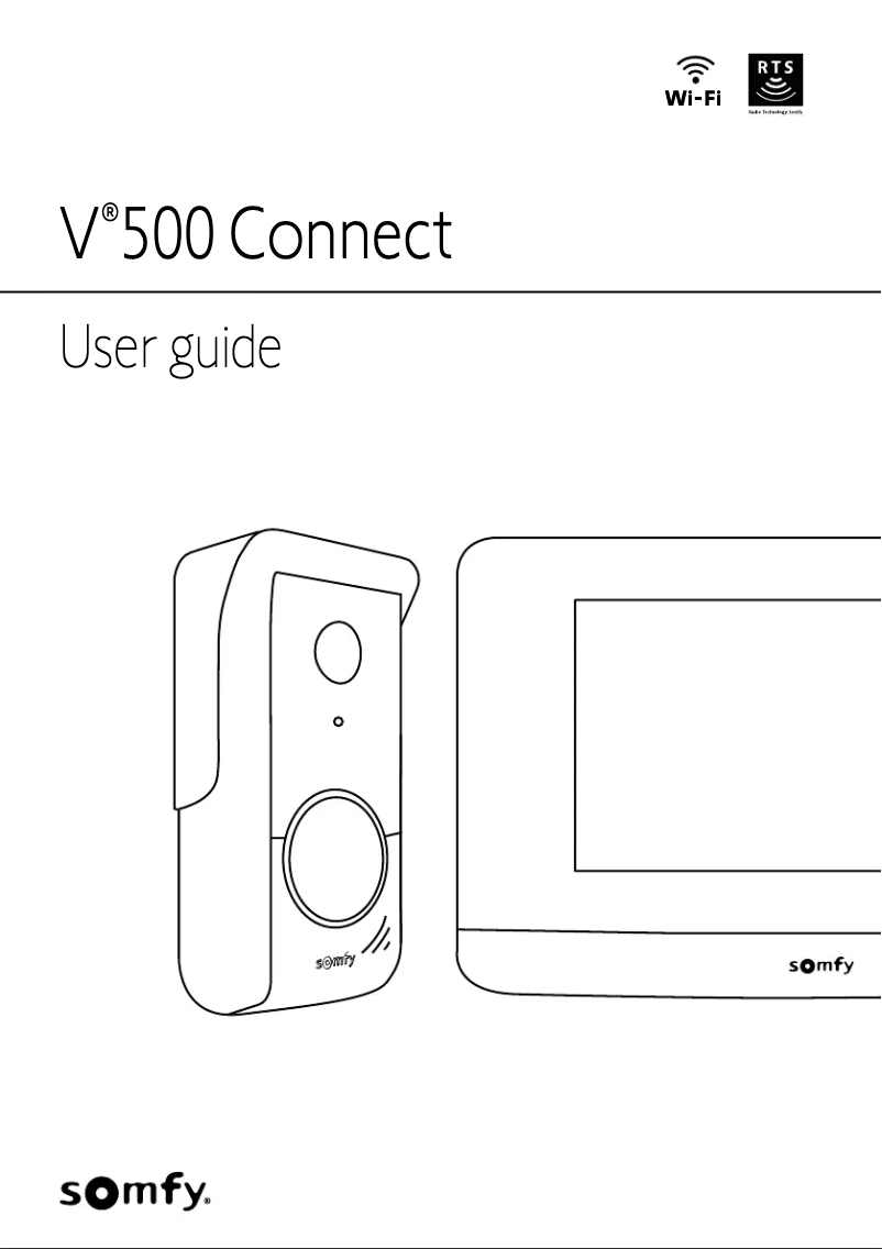 Imagen de la primera página del manual del dispositivo V500