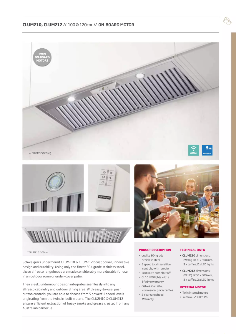 Imagen de la primera página del manual del dispositivo CLUM210