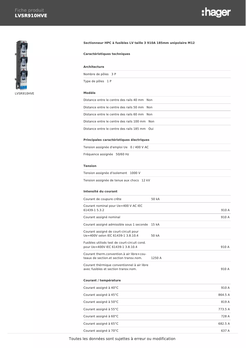 Imagen de la primera página del manual del dispositivo LVSR910HVE