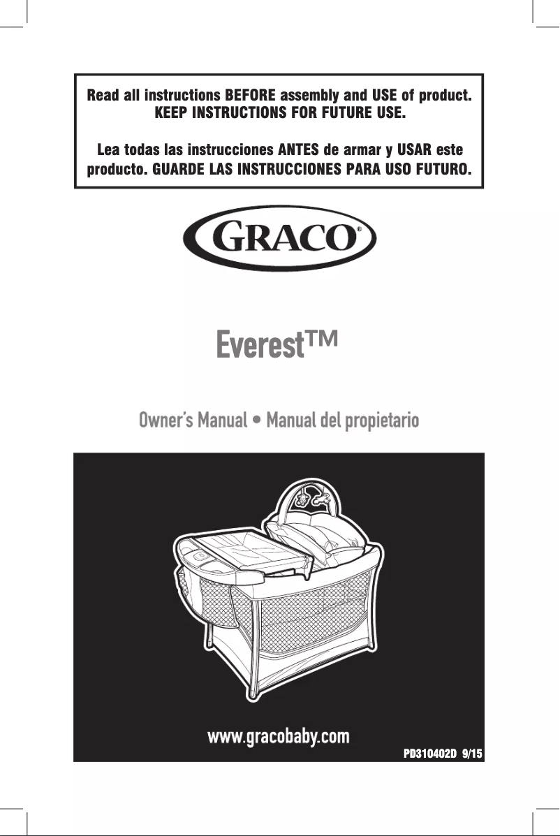 Página nº 1 - Manual de usuario Graco Pack 'n Play Everest