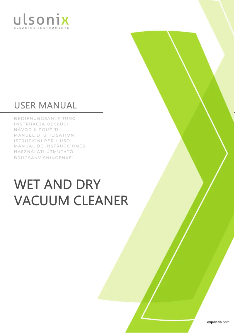 Imagen de la primera página del manual del dispositivo Floorclean 100VO Pro