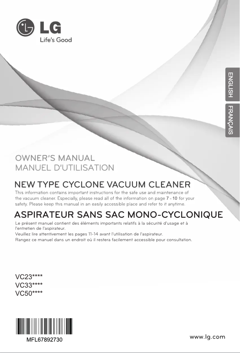 Imagen de la primera página del manual del dispositivo VC5030NRO