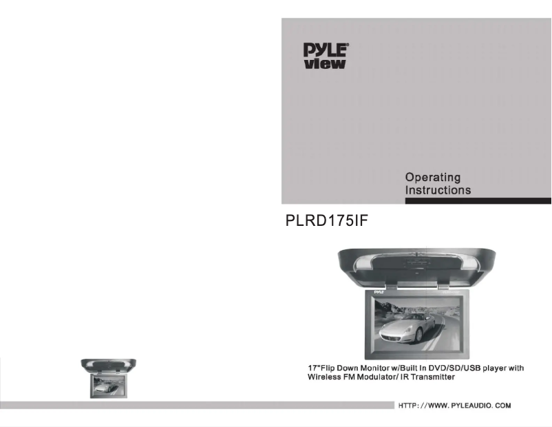 Imagen de la primera página del manual del dispositivo PLRD175IF