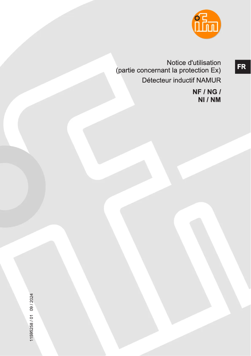 Imagen de la primera página del manual del dispositivo NF500A