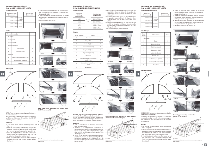Imagen de la primera página del manual del dispositivo 268551