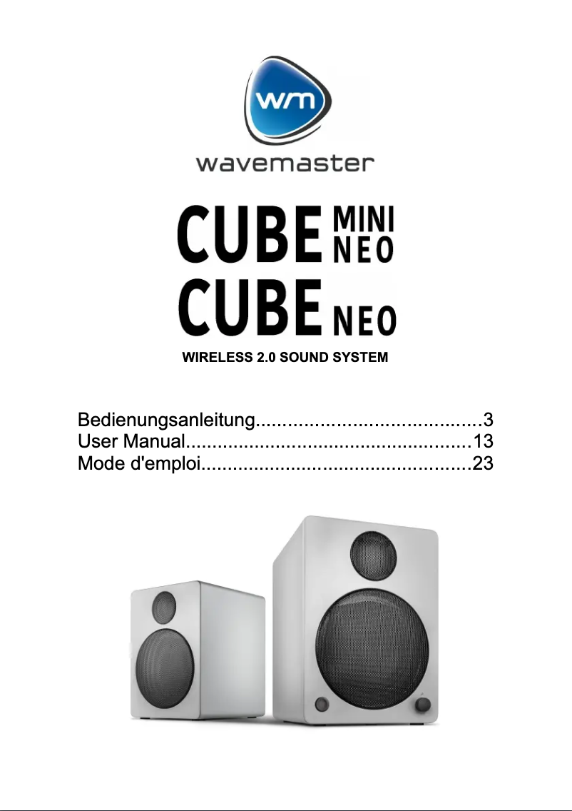 Página nº 1 - Manual de usuario Wavemaster Cube Neo Mini