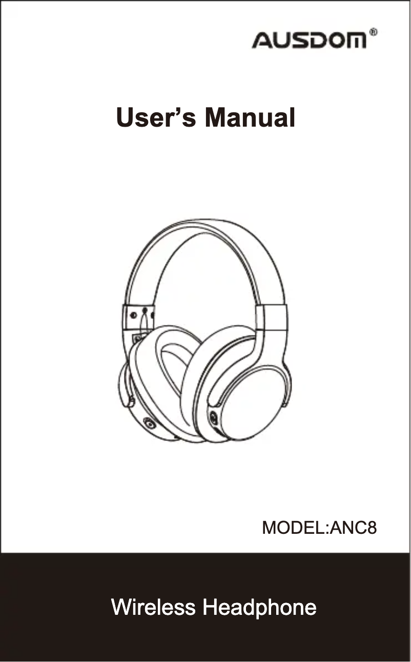 Imagen de la primera página del manual del dispositivo ANC8