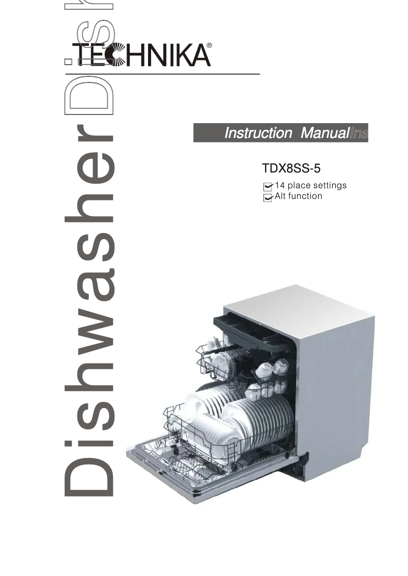 Imagen de la primera página del manual del dispositivo TDX8SS-5