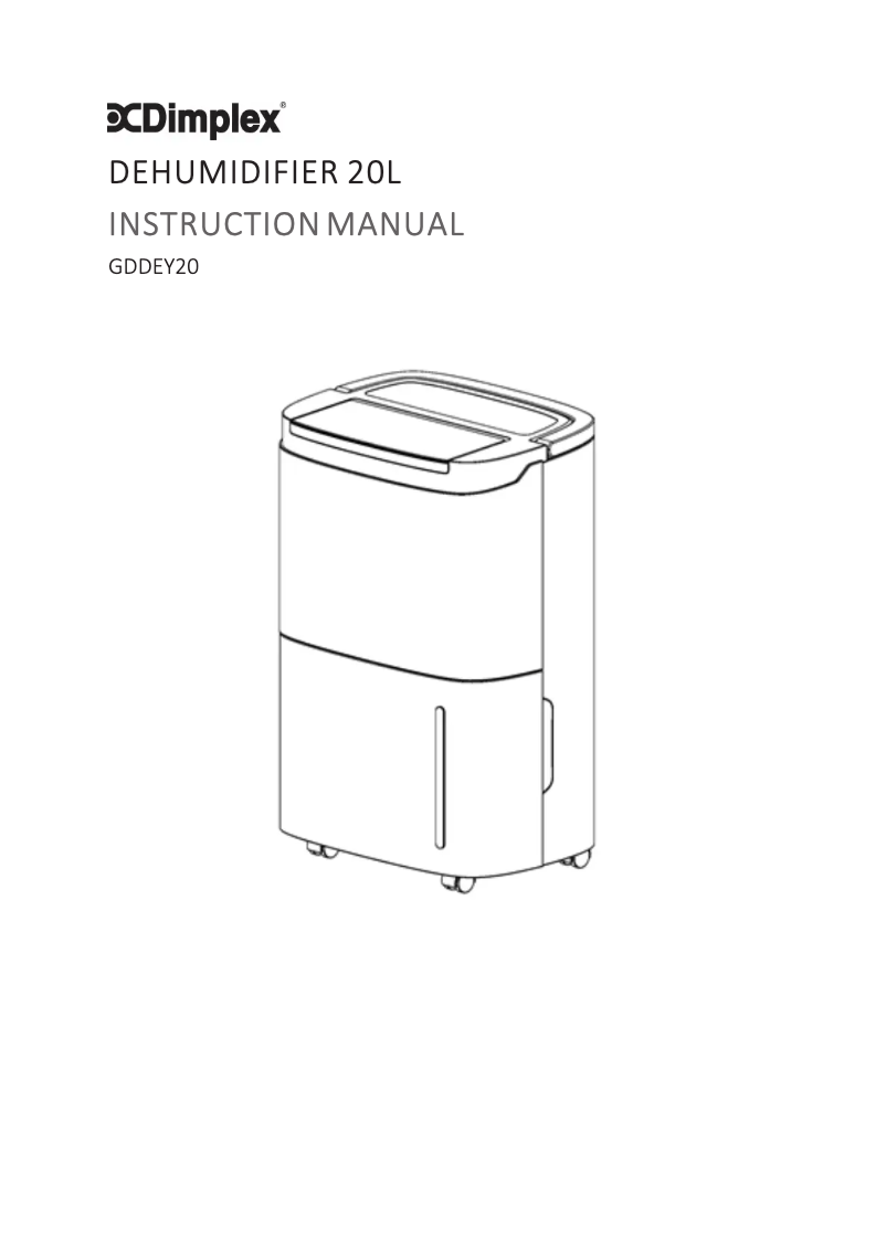 Página 1 del manual Manual de usuario Dimplex GDDEY20