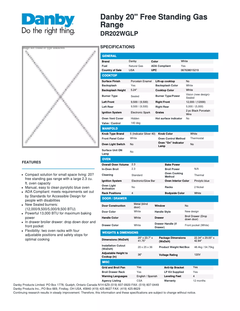 Imagen de la primera página del manual del dispositivo DR202WGLP