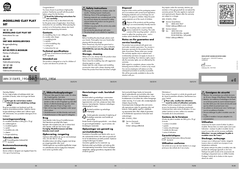 Imagen de la primera página del manual del dispositivo IAN 315693