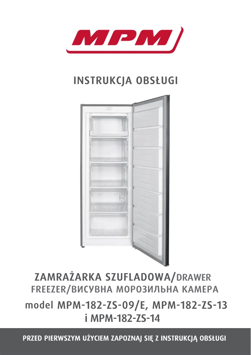 Imagen de la primera página del manual del dispositivo MPM-182-ZS-09/E