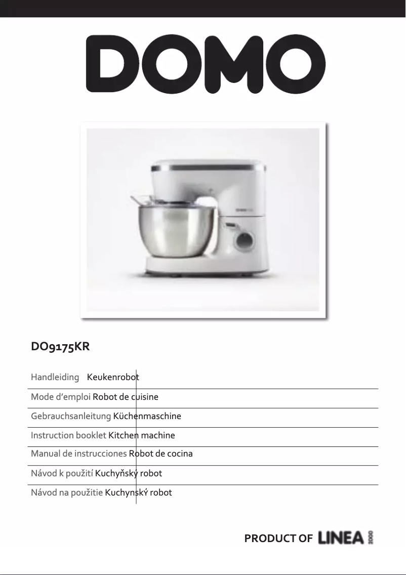 Imagen de la primera página del manual del dispositivo DO9175KR