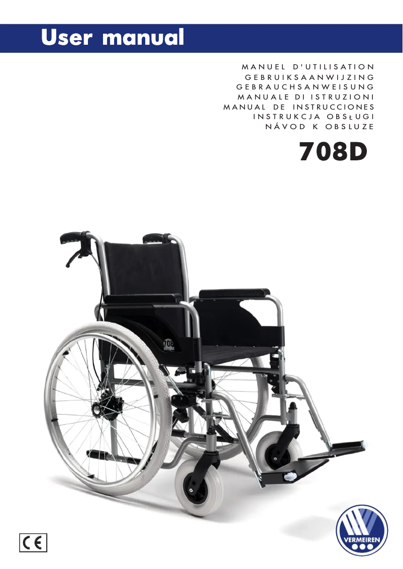 Imagen de la primera página del manual del dispositivo 708D