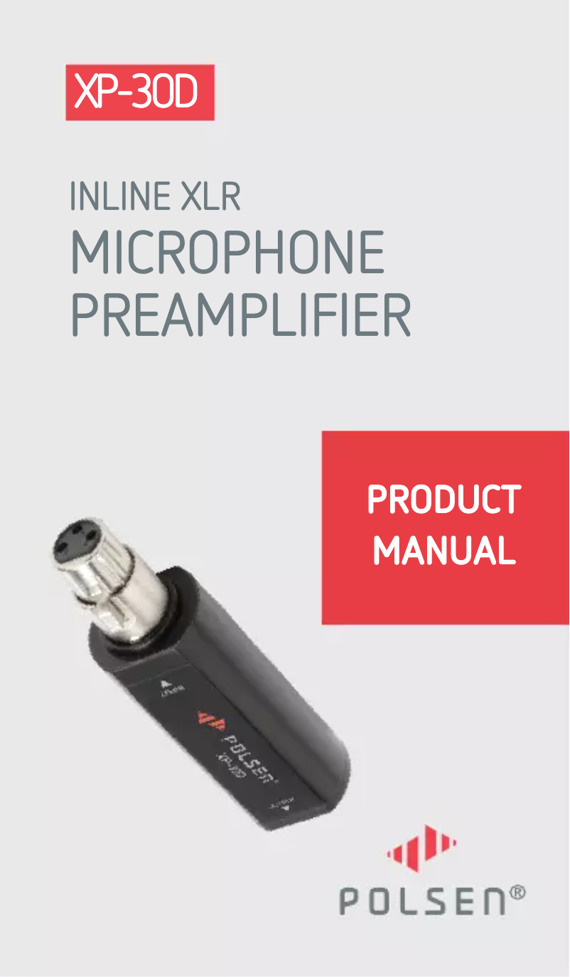 Página 1 del manual Manual de usuario Polsen XP-30D