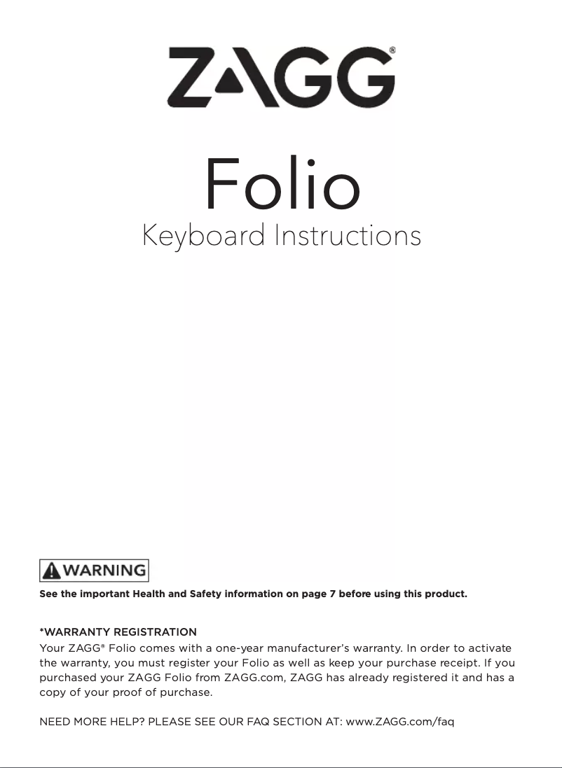 Imagen de la primera página del manual del dispositivo ID6ZFN-BBF