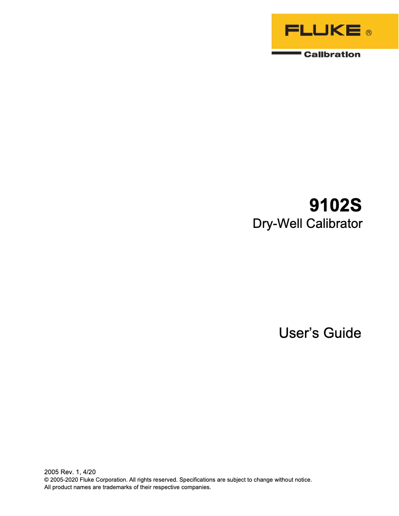 Imagen de la primera página del manual del dispositivo 9102S