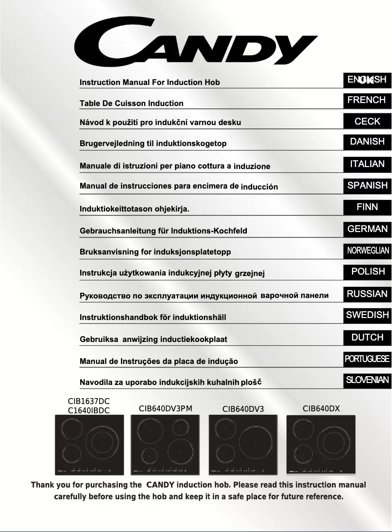 Imagen de la primera página del manual del dispositivo CIB640DX