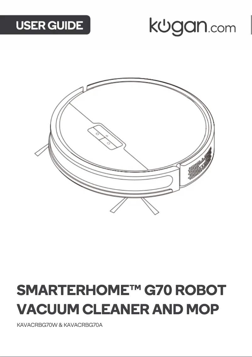 Página 1 del manual Manual de usuario Kogan KAVACRBG70A