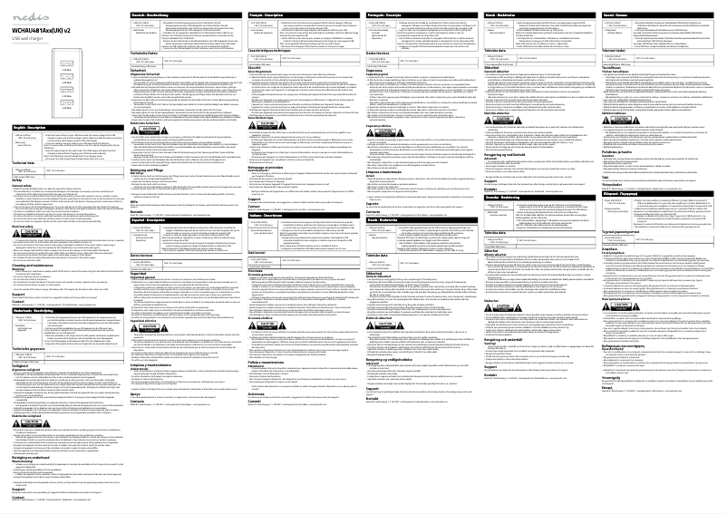 Imagen de la primera página del manual del dispositivo WCHAU481ABK