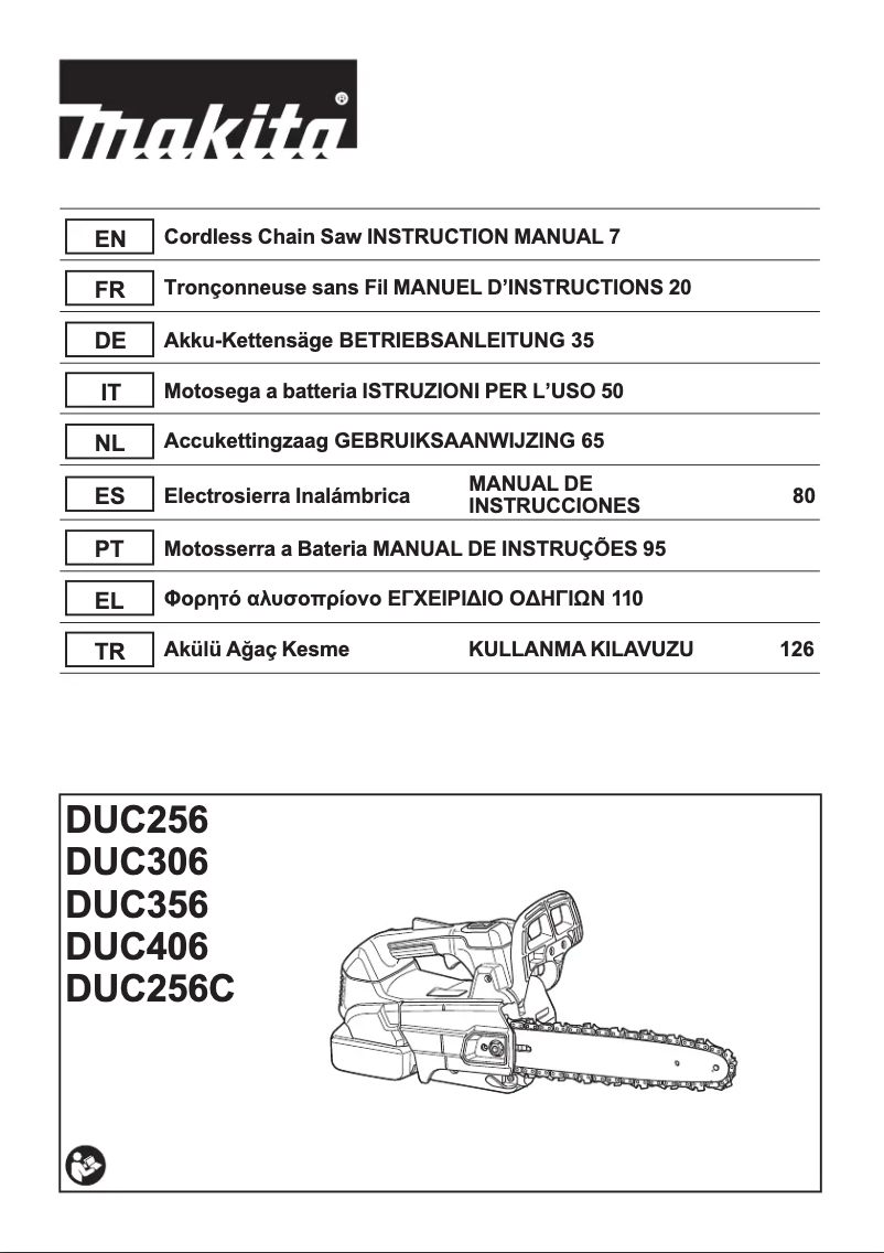 Imagen de la primera página del manual del dispositivo DUC306PT2