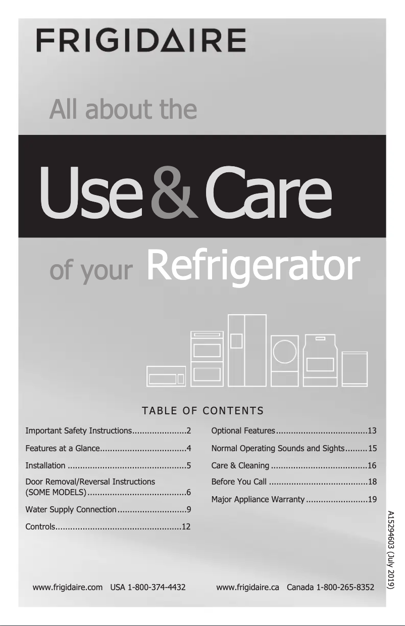 Imagen de la primera página del manual del dispositivo FFHT1425VB