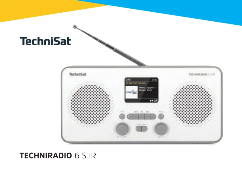 Imagen de la primera página del manual del dispositivo TechniRadio 6 S IR