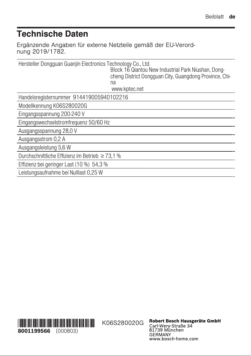 Imagen de la primera página del manual del dispositivo Move BHN20110