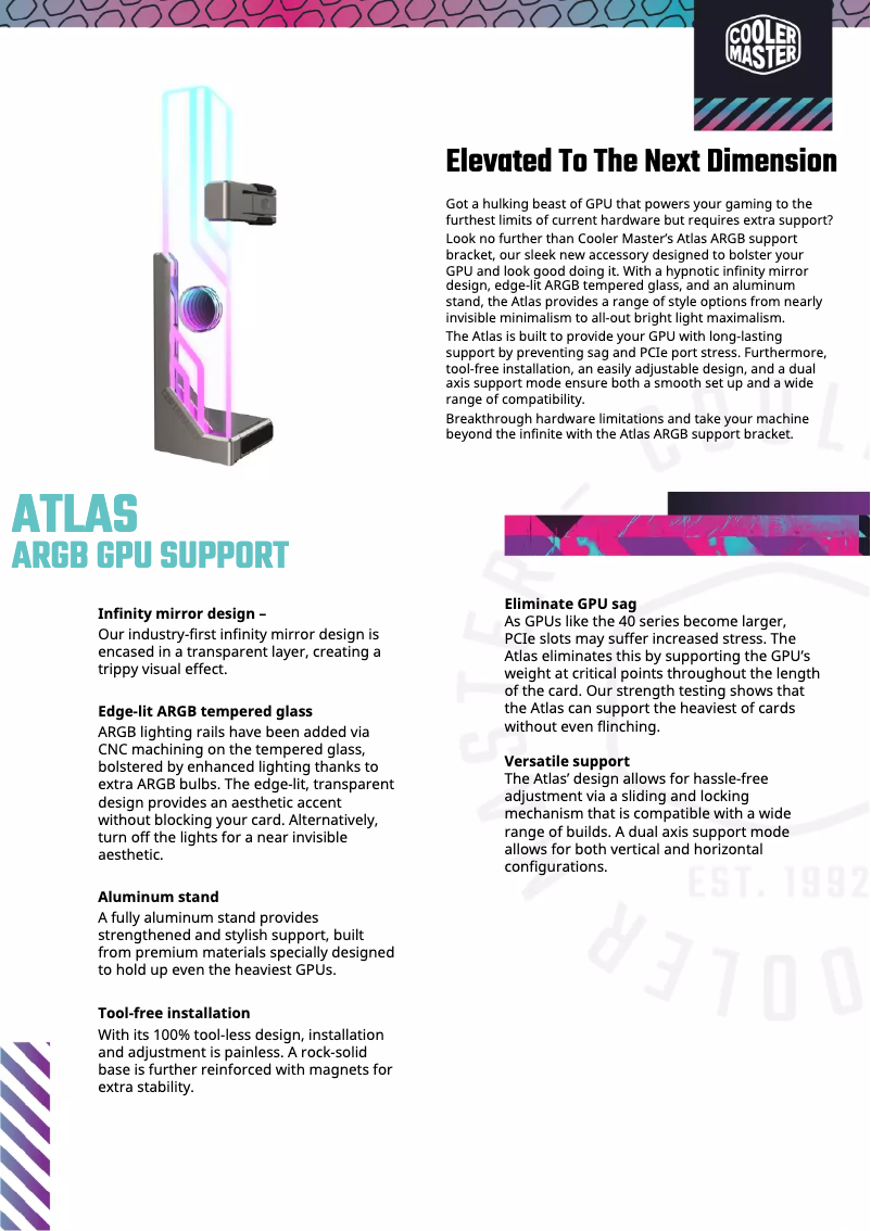 Imagen de la primera página del manual del dispositivo Atlas ARGB GPU Support