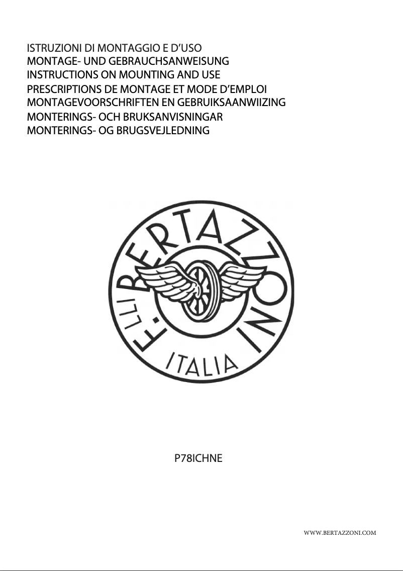 Imagen de la primera página del manual del dispositivo P784ICHNE/20