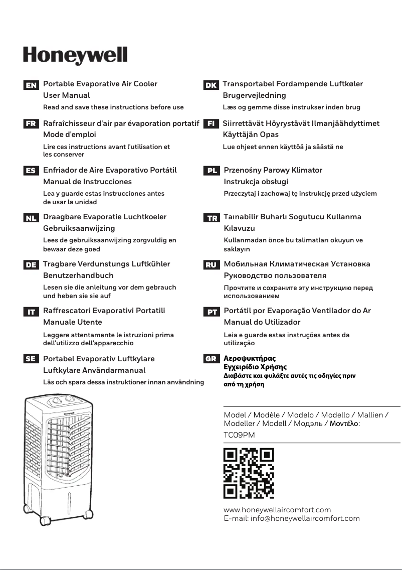 Imagen de la primera página del manual del dispositivo TC09PM