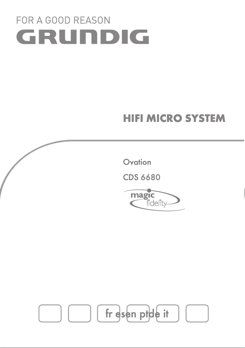 Imagen de la primera página del manual del dispositivo Ovation CDS 6680