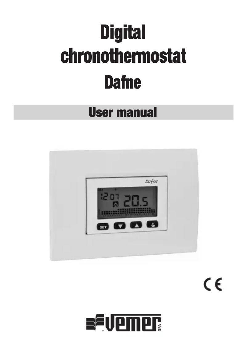 Página 1 del manual Manual de usuario Vemer Dafne