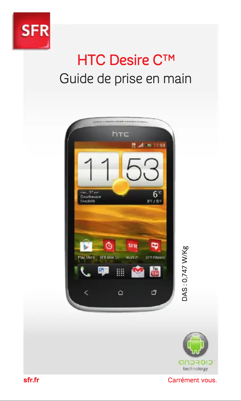 Página 1 del manual Manual de usuario HTC Desire C