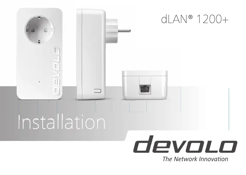 Página 1 del manual Manual de usuario Devolo dLAN 1200