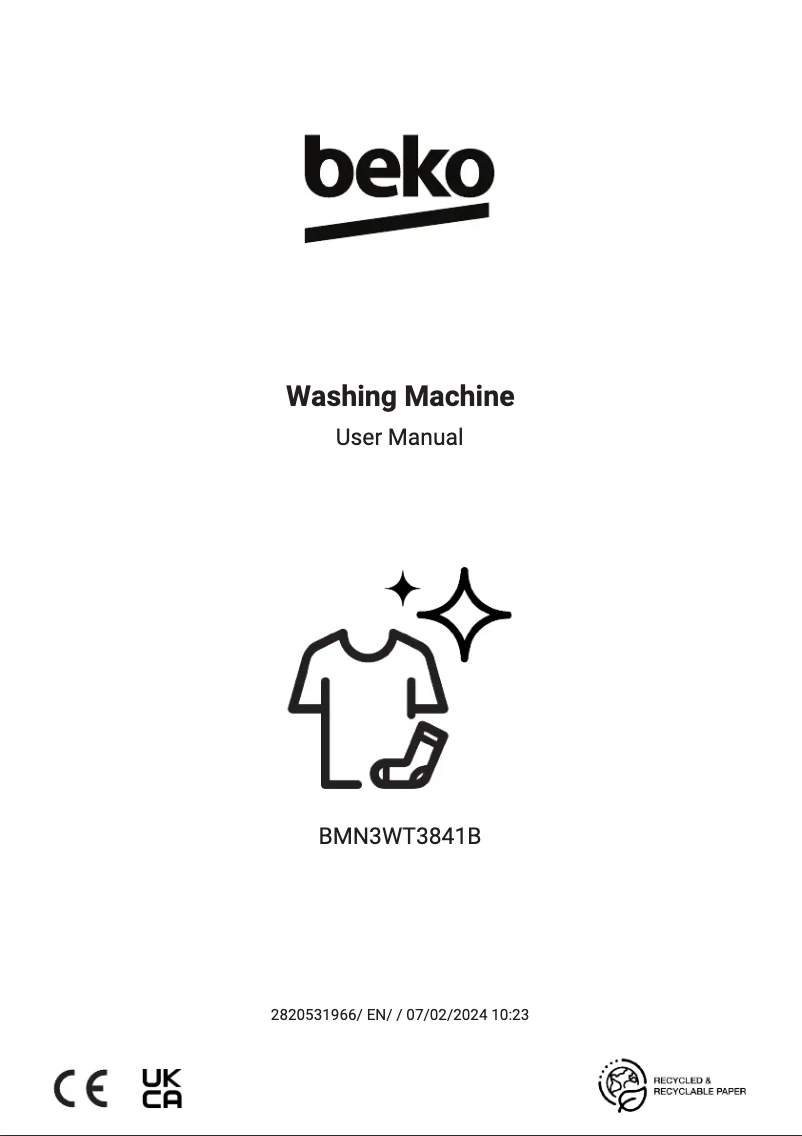 Imagen de la primera página del manual del dispositivo BMN3WT3841