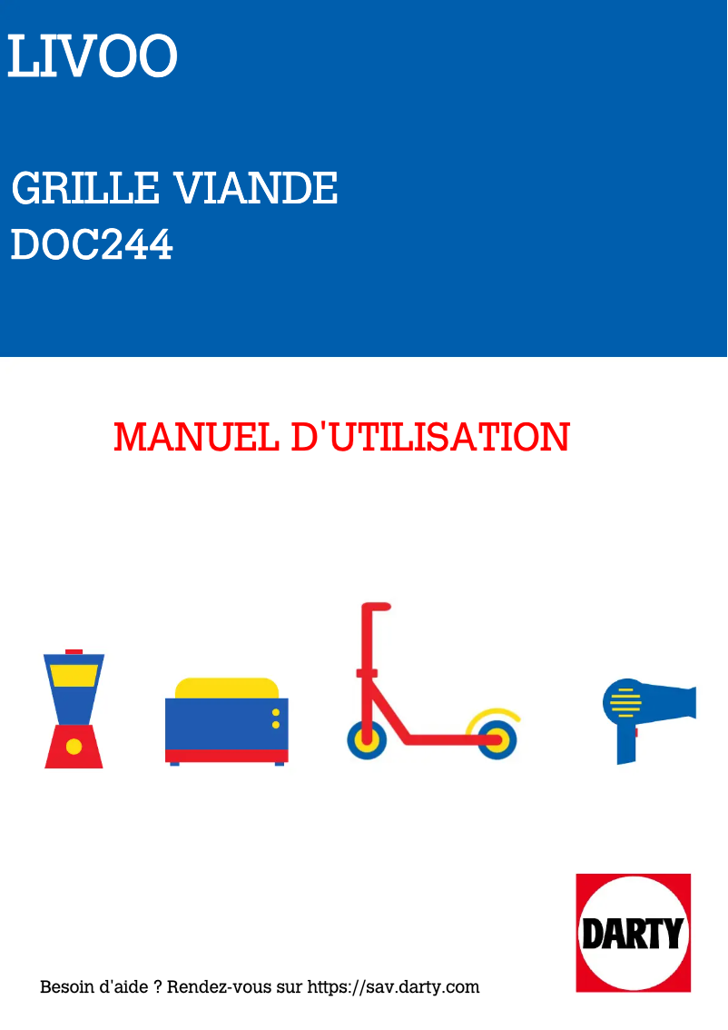 Página 1 del manual Manual de usuario Livoo DOC244