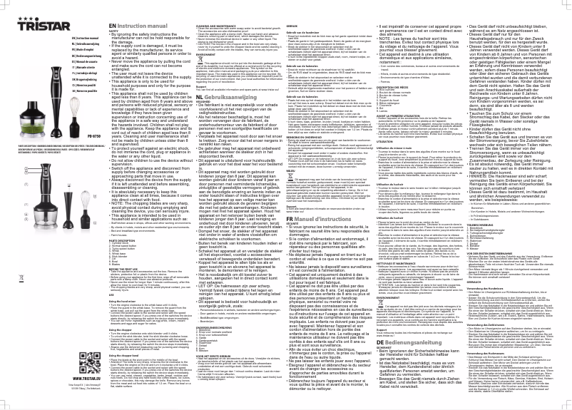 Imagen de la primera página del manual del dispositivo PD-8750