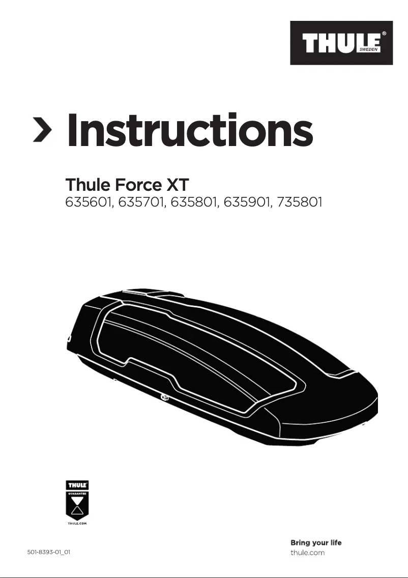 Imagen de la primera página del manual del dispositivo Force XT Sport