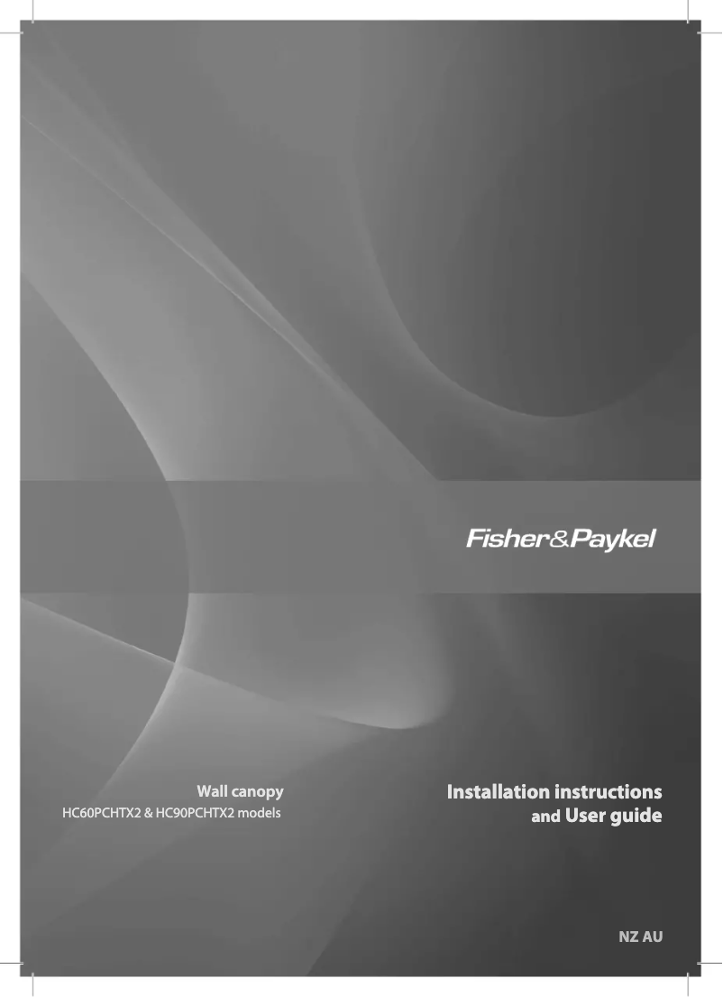 Página 1 del manual Manual de usuario Fisher & Paykel HC60PCHTX1