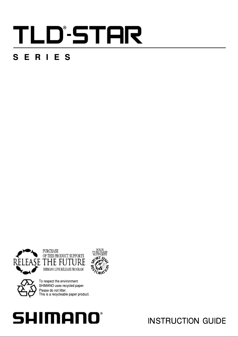 Página 1 del manual Manual de usuario Shimano TLD-Star 15 30S