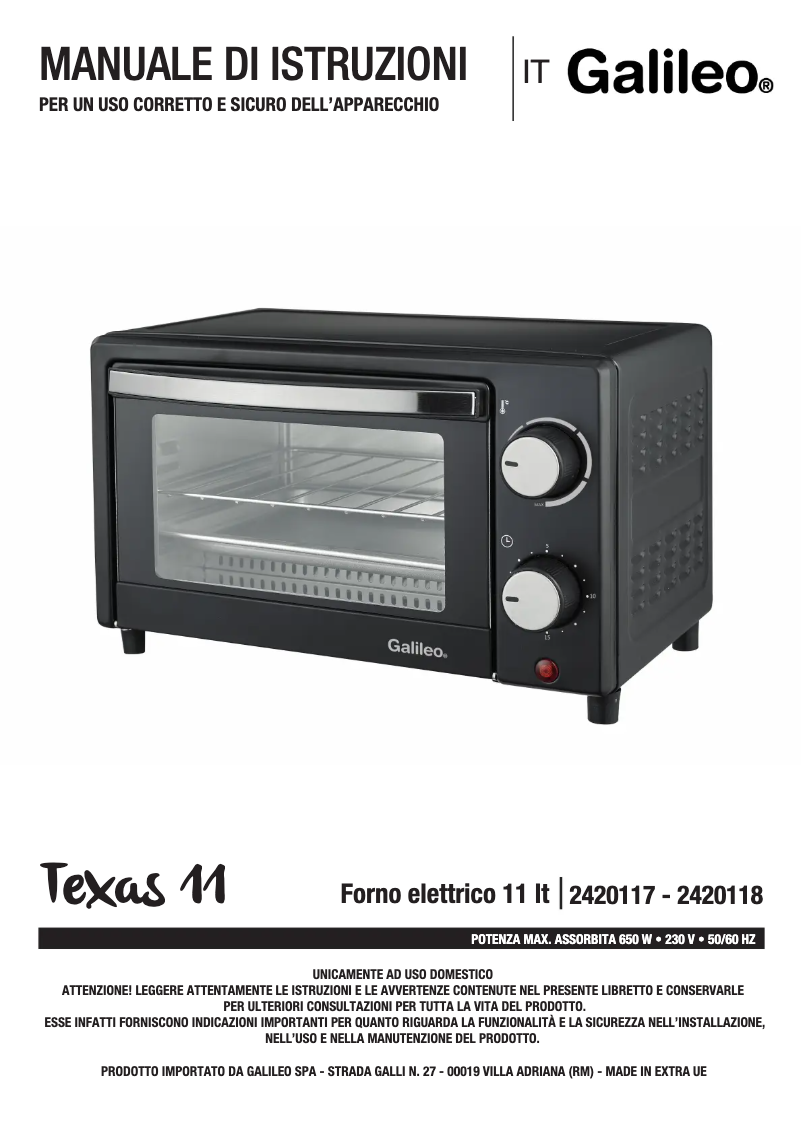 Página 1 del manual Manual de usuario Kooper 2420117