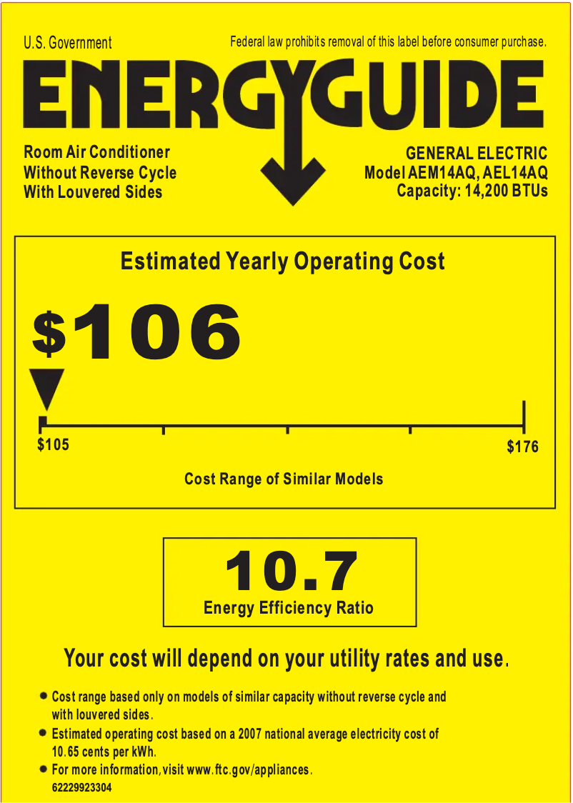 Imagen de la primera página del manual del dispositivo AEM14AQ