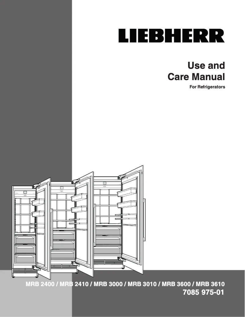 Página 1 del manual Manual de usuario Liebherr ERBhi 9670
