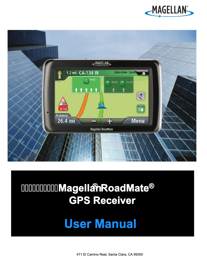 Página nº 1 - Manual de usuario Magellan RoadMate 2145T-LM