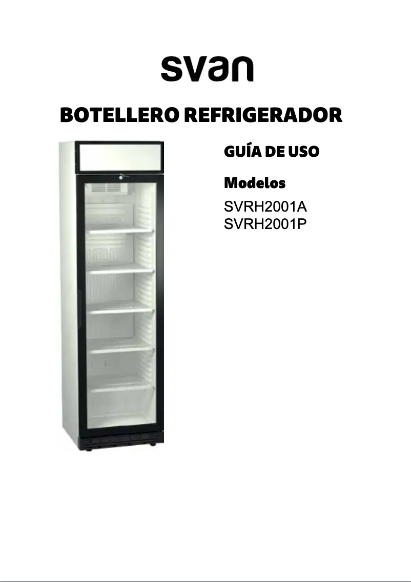 Página nº 1 - Manual de usuario SVAN SVRH2001P