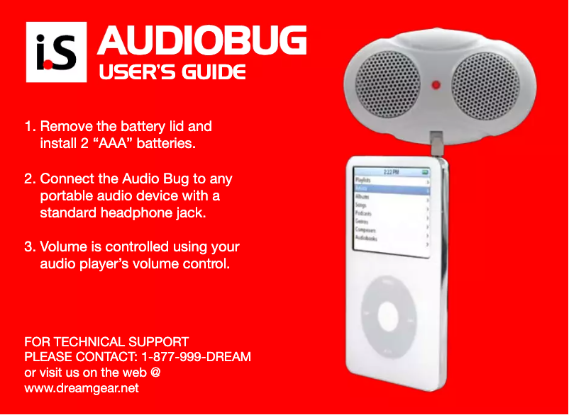 Página 1 del manual Manual de usuario dreamGEAR DGIPOD-384