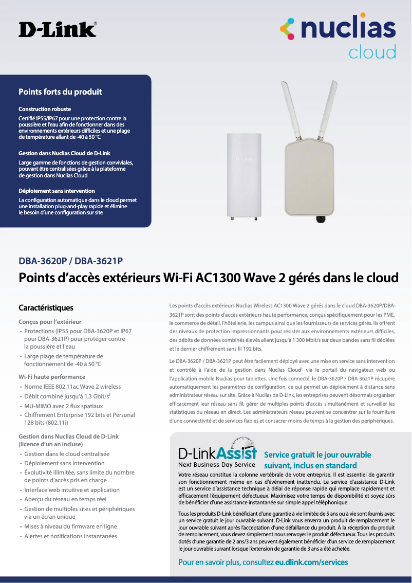 Imagen de la primera página del manual del dispositivo DBA-3620P